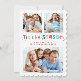 Anúncio FAMÍLIA MULTI FOTO de natal é a citação da tempora