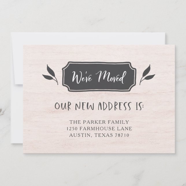 Anúncio Fazenda | Mudança de Endereço (Frente)