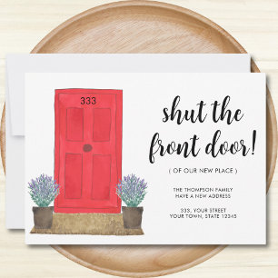 Anúncio Feche A Porta Frontal