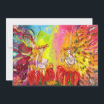 Anúncio FEIRAS DE DAWN, Mágico e Dourado Sparkles<br><div class="desc">Pintura vibrante, colorida, única aquarela- acrílica em cores claras, vermelhas, verdes, amarelas, azuis, rosa, brancas com folha de ouro e prata de Búlgaro Lumini (c).Fácil de personalizar com seu próprio texto como anúncio de casamento, cartões de lugar, guardar a data, favores, obrigado, chás de panela, nascimento, chás de fraldas, Doces,...</div>