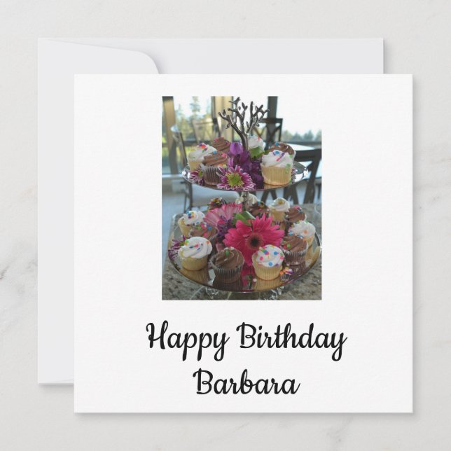 Anúncio Feliz aniversário Barbara (Frente)