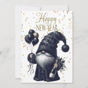 Anúncio Feliz ano novo Gnomo