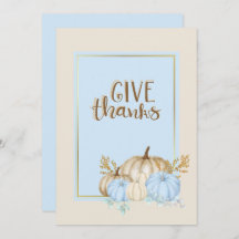 Anúncio feliz de ação de graças