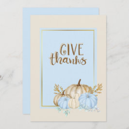 Anúncio feliz de ação de graças