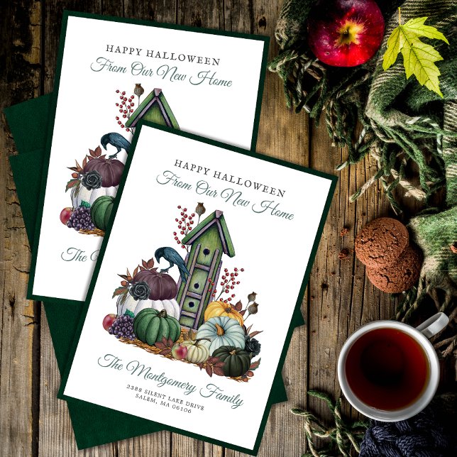 Anúncio Feliz Dia das Bruxas Gótico Novo Movimento de Féri (Criador carregado)