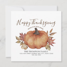Anúncio Feliz Dia de Ação de Graças Novo Pumpkin Em Casa