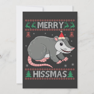 Anúncio Feliz Hissmas Funny Ugly Xmas Sweater Ogambm Gift