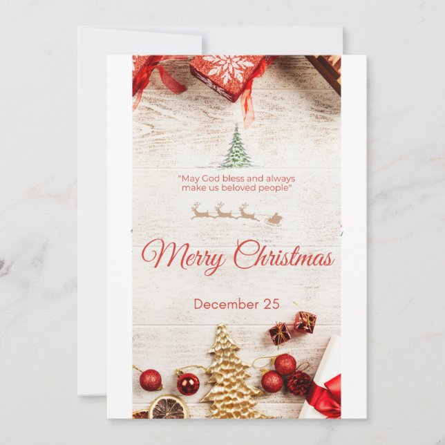 Anúncio Feliz Natal (Frente)