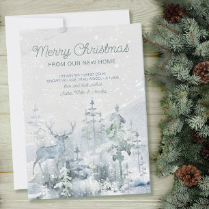 Anúncio Feliz Natal da Corça da Nova Floresta Móvel