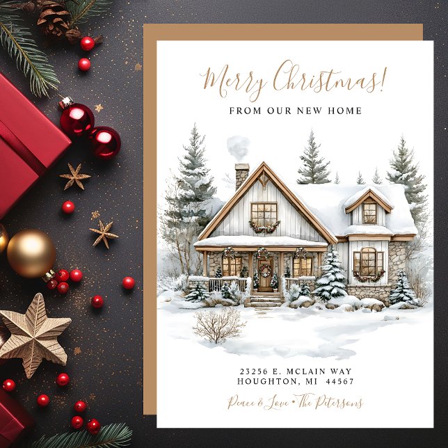 Anúncio Feliz Natal Mudança de Casa Nova (Criador carregado)