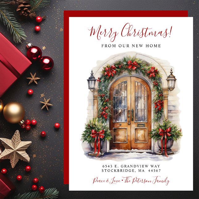 Anúncio Feliz Natal Novo Movimento da Porta da Frente (Criador carregado)