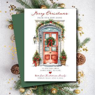 Anúncio Feliz Natal Novo Movimento da Porta Doméstica