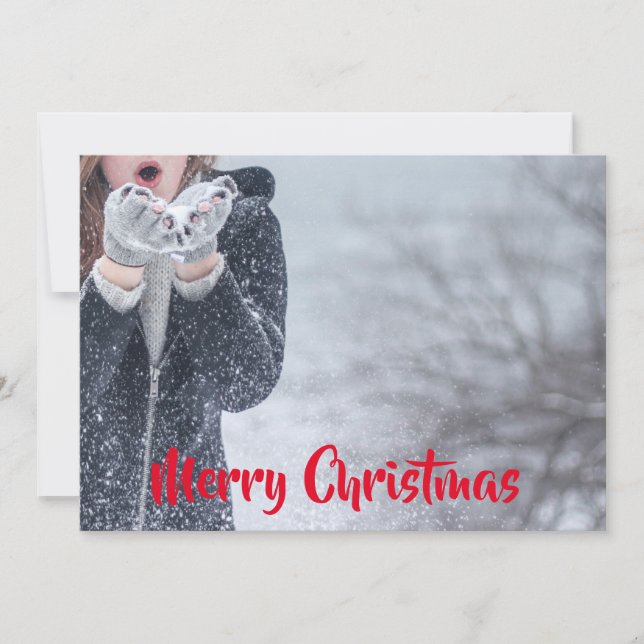 Anúncio Feliz Natal Personalizável (Frente)