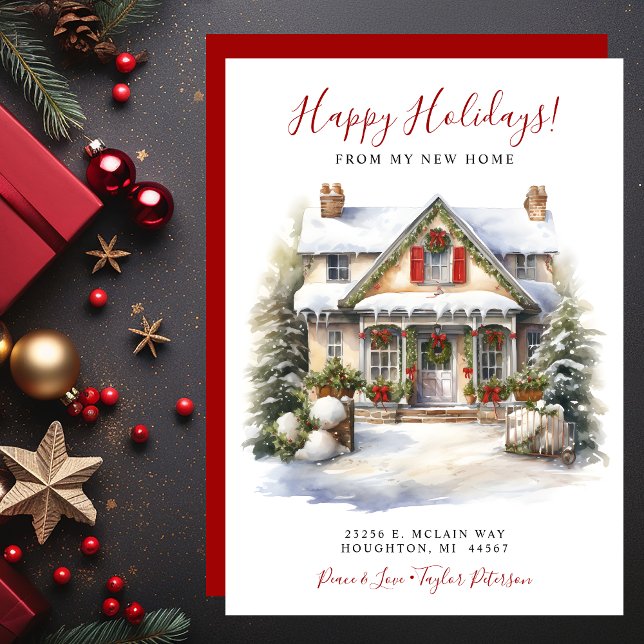 Anúncio Felizes Feriados Novo Movimento Doméstico (Criador carregado)