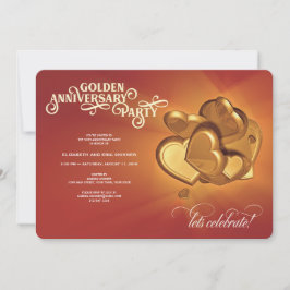 Anúncio Festa de Aniversário de 50 Anos de Ouro (Versão 1)