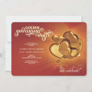 Anúncio Festa de Aniversário de 50 Anos de Ouro (Versão 1)