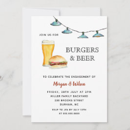 Anúncio Festa de Engajamento Burger & Beer