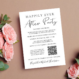 Anúncio Festa de Felizes para Sempre Código QR de Foto Cas