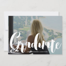 Anúncio Festa de formatura de Fotografias Minimalista - An