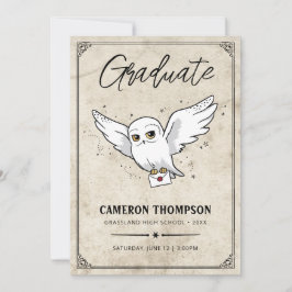 Anúncio Festa de Formatura do Harry Potter | Hedwig