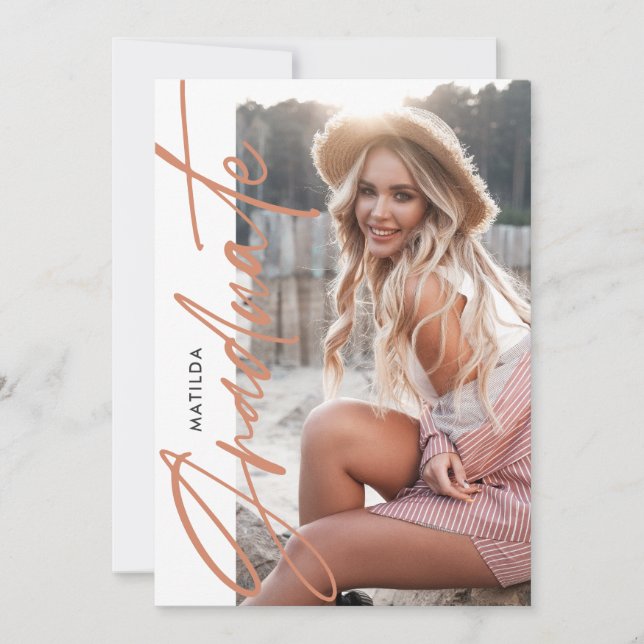 Anúncio Festa de formatura geométrica de fotografia terrac (Frente)