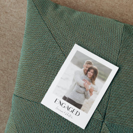 Anúncio Festa de noivado de Código QR do Script de Fotogra