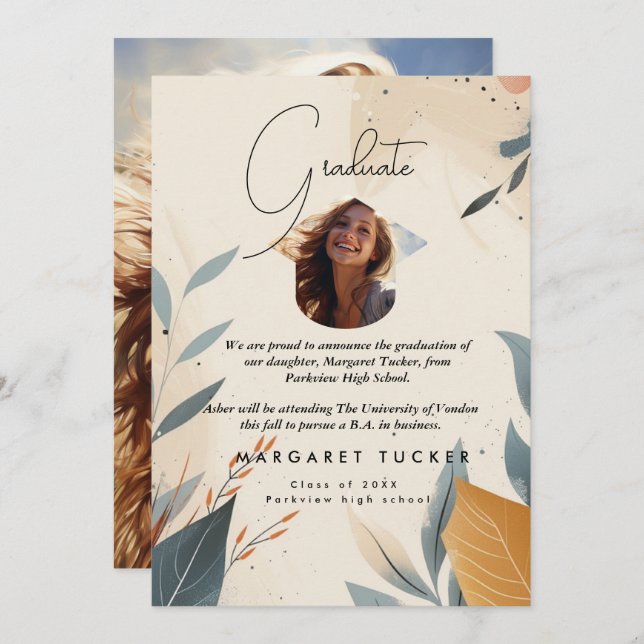 Anúncio Filha de Graduação (Frente/Verso)