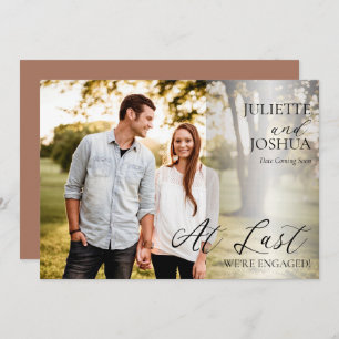 Anúncio Finalmente estamos no lançamento do Noivado de fot