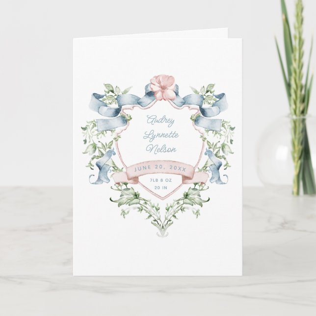 Anúncio Fita azul e rosa, Fita do Grande Milênio, Bebê (Frente)