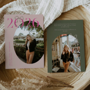 Anúncio Fita Coquette Pink Green 2026 Foto Graduação