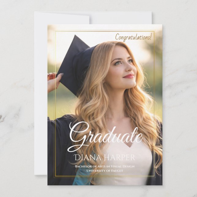 Anúncio Flat Announcement Card (Frente)