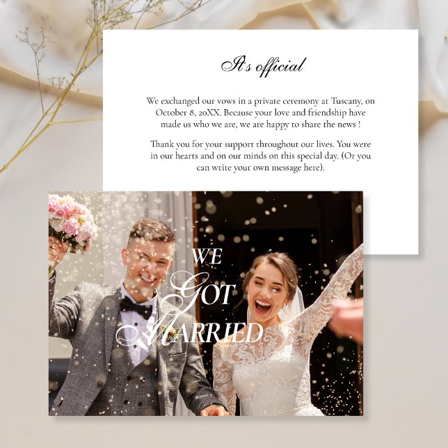 Anúncio Flat Announcement Card (Criador carregado)