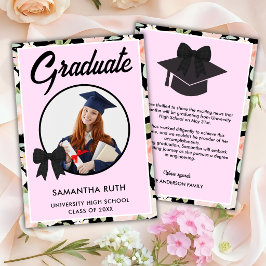 Anúncio Flor Silvestre Laço Preto de Ginga Foto Graduação