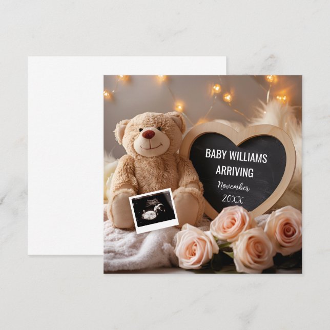 Anúncio Floral Baby para Mídia Social (Frente/Verso)