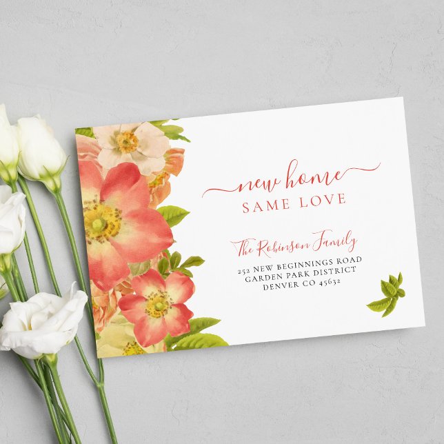 Anúncio Floral botânica floresce elegante em movimento (Criador carregado)