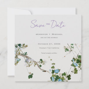 Anúncio Floral de Caligrafia Minimalista do Casamento Casa