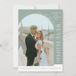 Anúncio Floral Simplicity 1 Modern Green Elopement