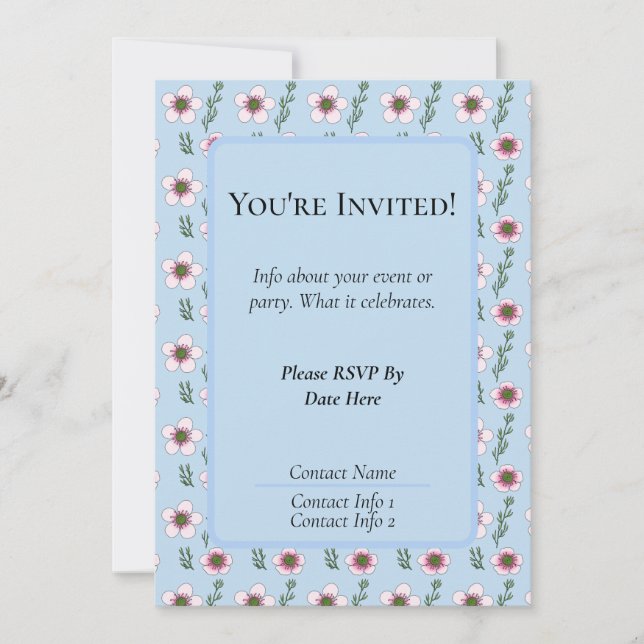 Anúncio Flores de Manuka (Frente)