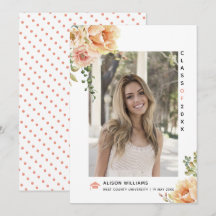 Flores de pêssego Classe de fotografia de graduaçã