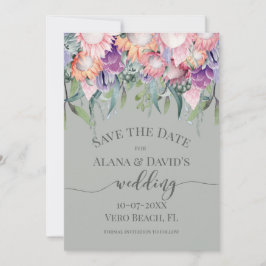 Anúncio Flores de Proteína Exótica de Cor Brilhante Salvem