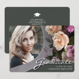 Anúncio Flores de Rosa de Script Elegante | Formando de Fo