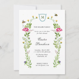 Anúncio Flores selvagens com Páscoa monográfica