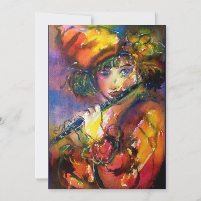 Anúncio FLUTIST PORTRAIT / Mascarada Venetian (Frente)