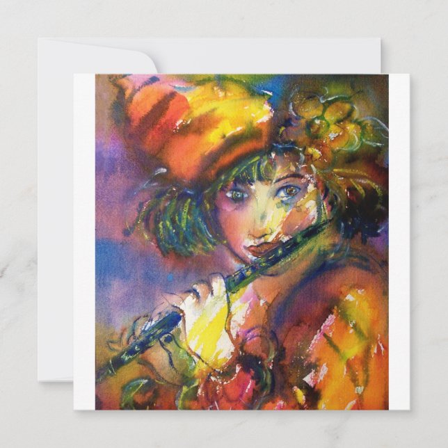 Anúncio FLUTIST PORTRAIT / Mascarada Venetian (Frente)