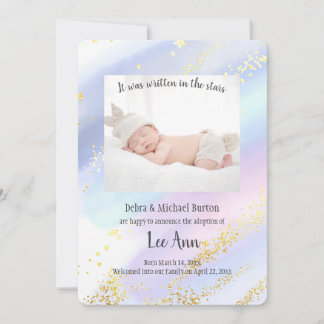 Anúncio Foi Escrito Na Adoção Das Estrelas Annou