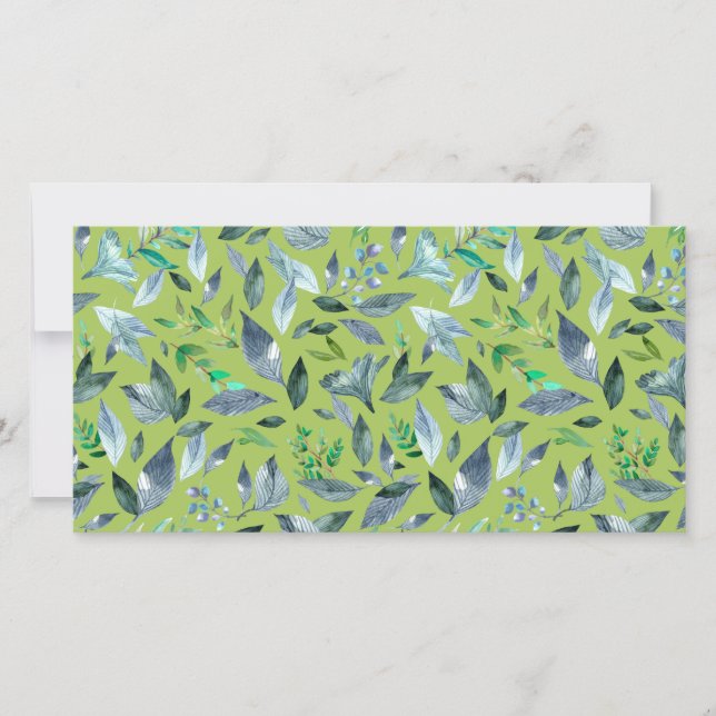 Anúncio Folhas de cor aquosa 6 (Frente)