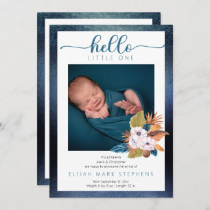 Anúncio Folhas de Palma Azul Penas 2 Foto Nascimento do B