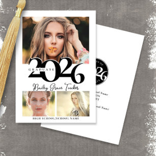 Anúncio Formado em 2023 Colagem de 3 Fotos Graduação Anno