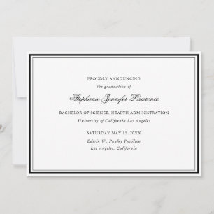 Anúncio formal de graduação