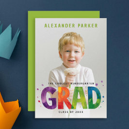 Anúncio Formando Artsy Kindergarten Foto Verde Colorida